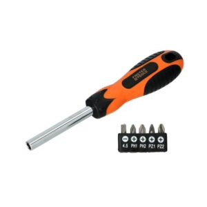 452 FASTER TOOLS Csavarhúzó + 5 csavarhúzóvég