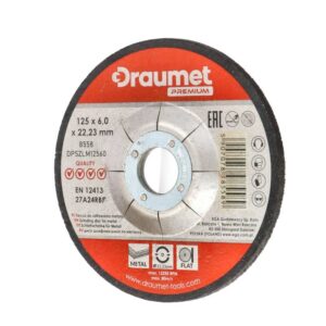 8558 DRAUMET PREMIUM Köszörűkorong fémhez  125x6mm